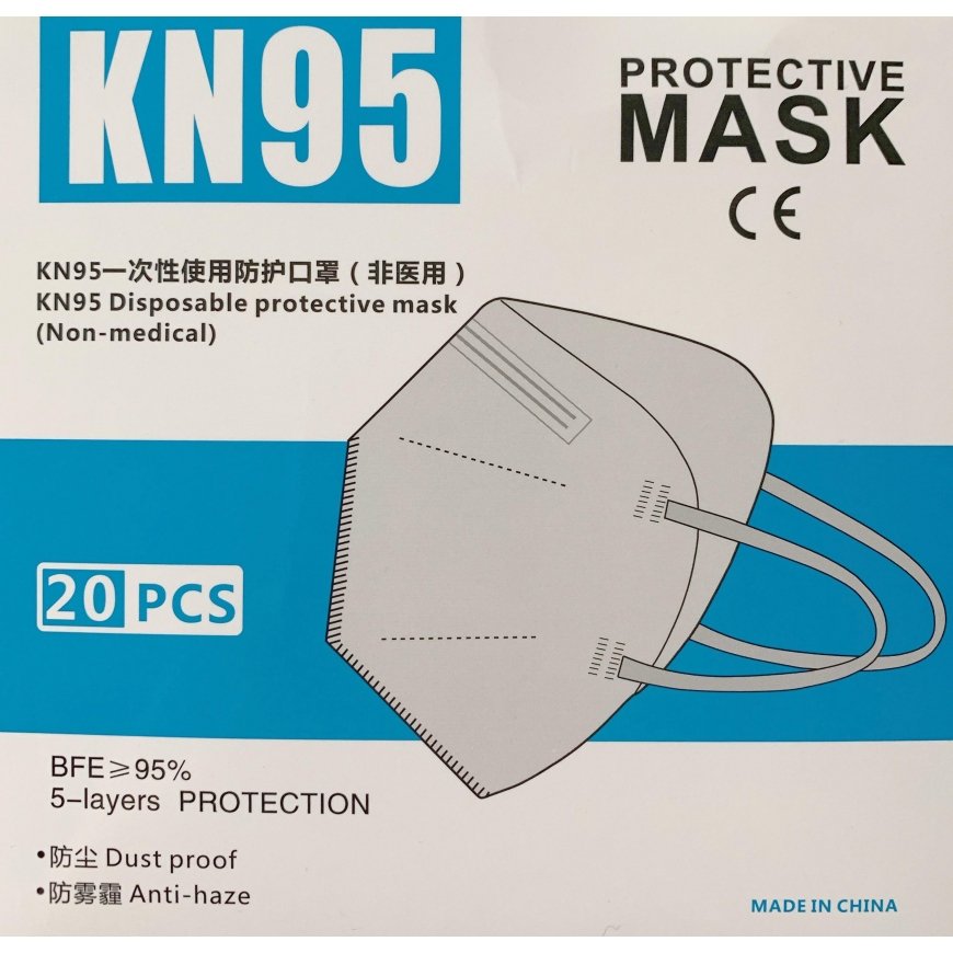 FFP2 Respirator, 5-layer KN95 Face Mask, 20 pcs. – 3