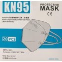 Respiratorius FFP2, 5-kihiline näomask KN95, 20 tk. Respiratorius FFP2, 5-kihiline näomask KN95, 20 tk.