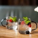 Vialli Design - Set of 2 Bolla mugs with gray handle 400ml Vialli Design - Set of 2 Bolla mugs with gray handle 400ml