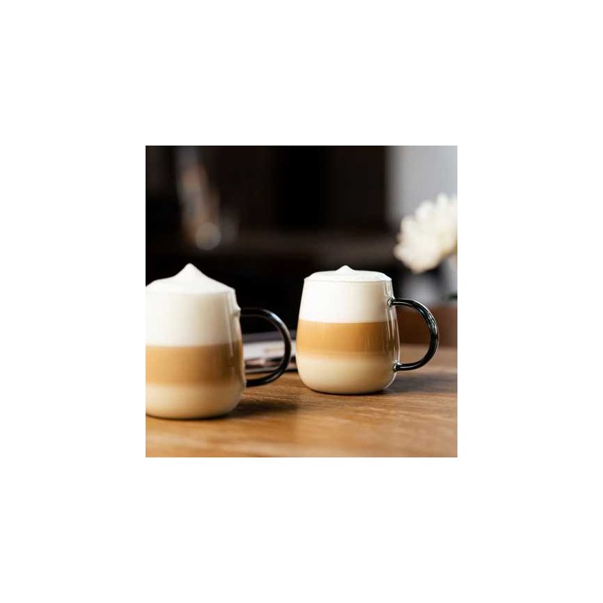 Vialli Design - 2 kuppisarja Bolla harmaalla kahvalla 400ml – 3