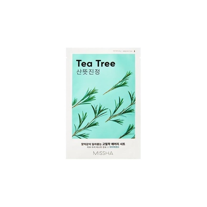 Airy Fit Sheet Mask Tea Tree - Puhdistava ja virkistävä kangasnaamio