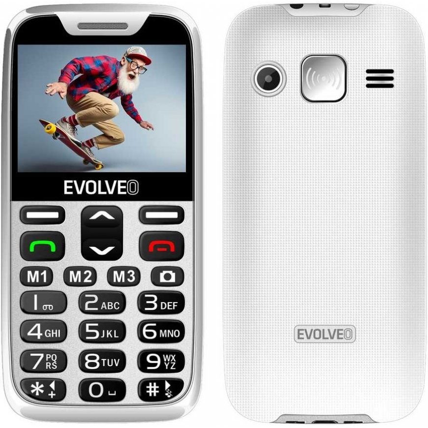 EVOLVEO EasyPhone XR + valge alus