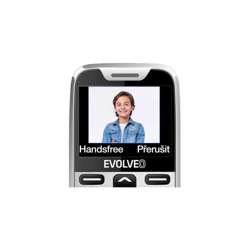 EVOLVEO EasyPhone XR + white stand – 5