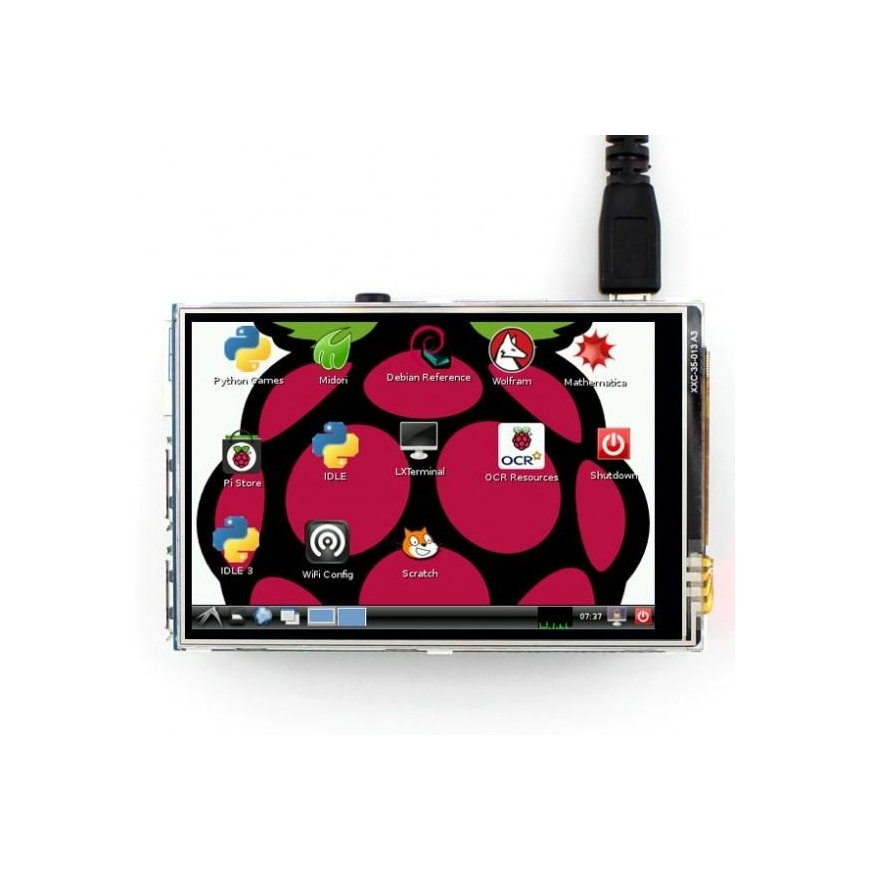 Raspberry Pi Jutikliskais Varžinis GPIO Ekrāns