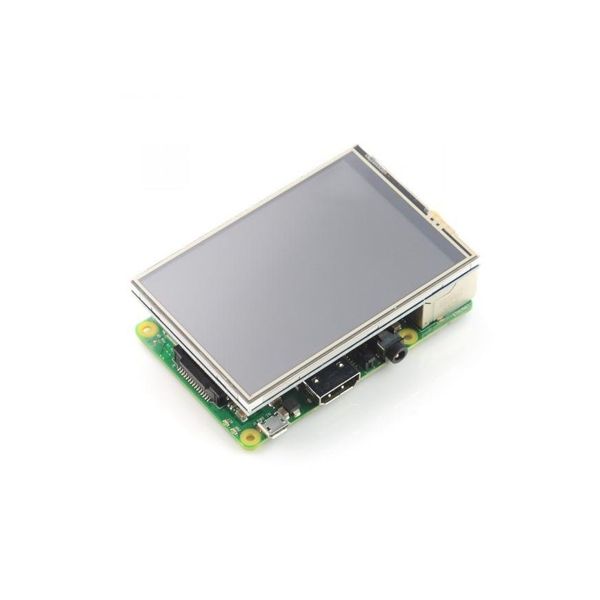Touch Resistive GPIO Display for Raspberry Pi Microcomputer - LCD TFT 3.5" – 3