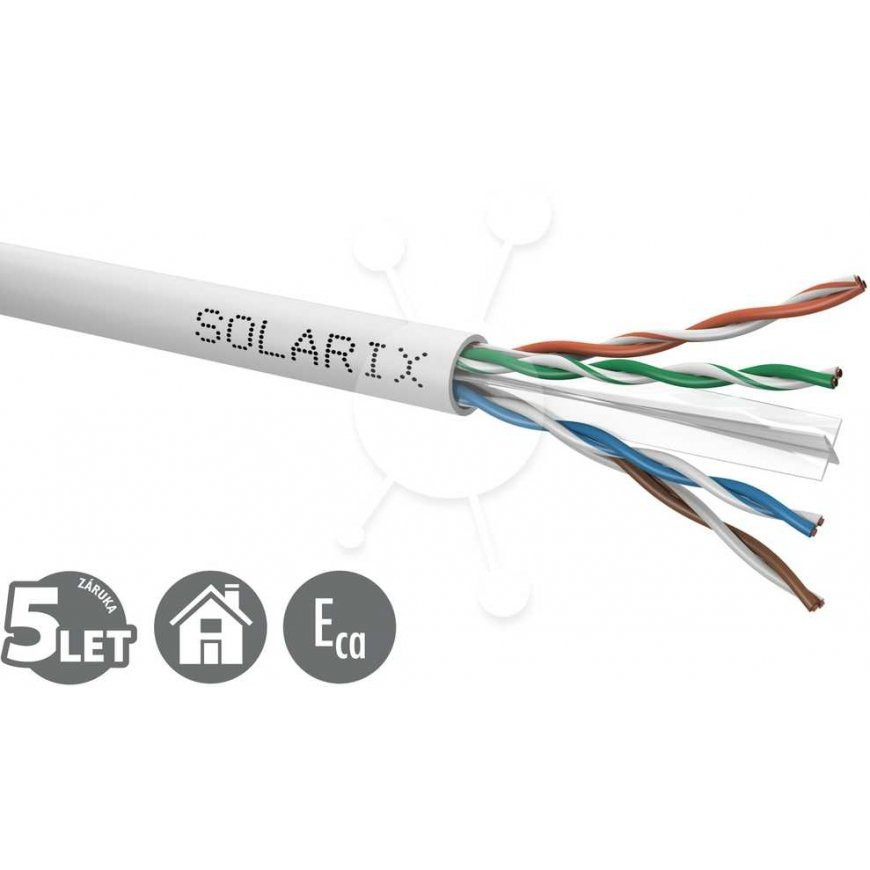 SOLARIX Montēšanas kabelis Solarix UTP, Cat6