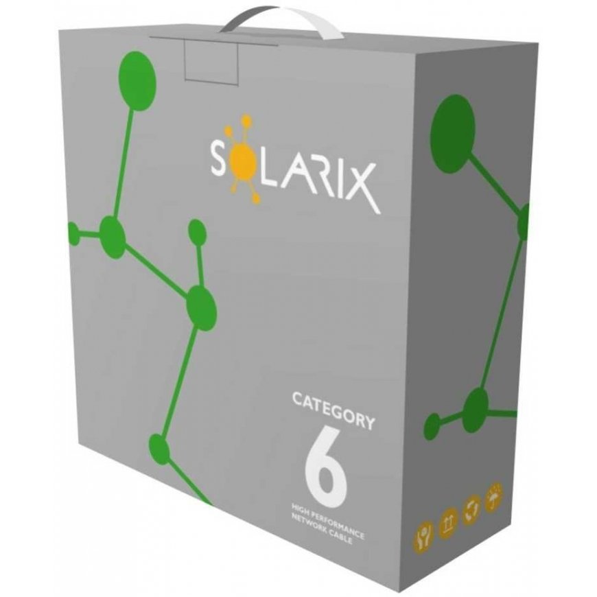 Solarix UTP Installation Cable, Cat6, wire, PVC, box 100m SXKD-6-UTP-PVC – 2