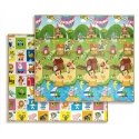 Milly Mally foldable foam play mat with colorful animals T1