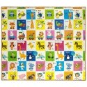 Milly Mally foldable foam play mat with colorful animals T1