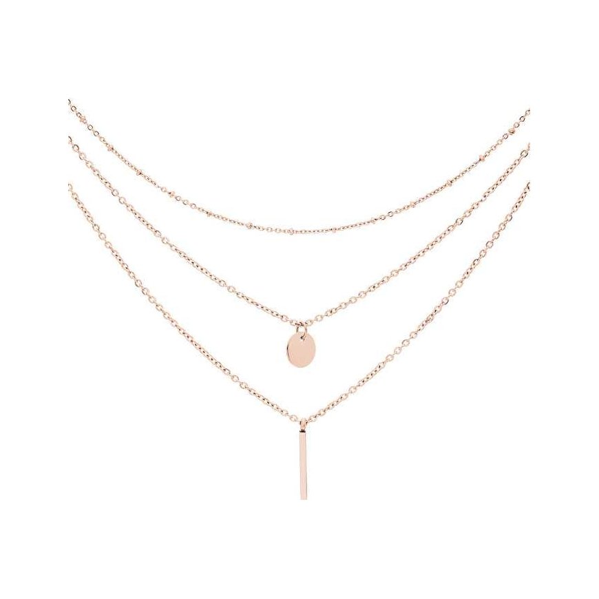 Troli Trigubas bronze necklace