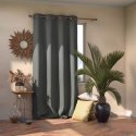 Night curtain with rings AmeliaHome BLACKOUT 140X270 cm, 1 pc, color: graphite Night curtain with rings AmeliaHome BLACKOUT 140X270 cm, 1 pc, color: graphite