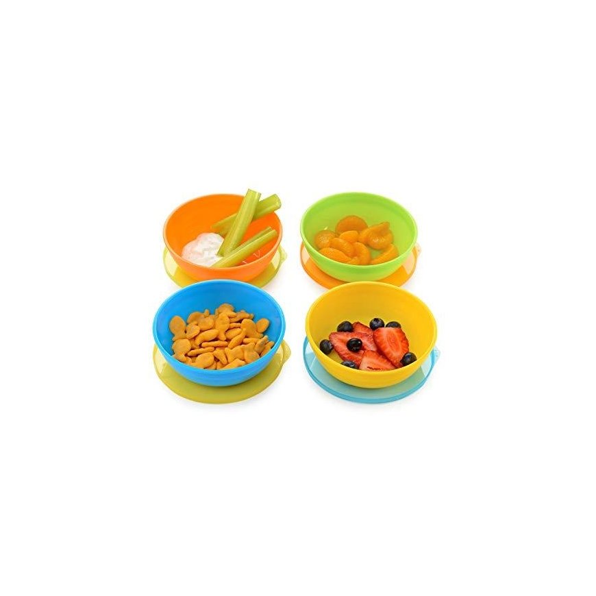 MUNCHKIN trauku komplekts ar vāciņiem un divi karotītes LOVE A BOWL – 3
