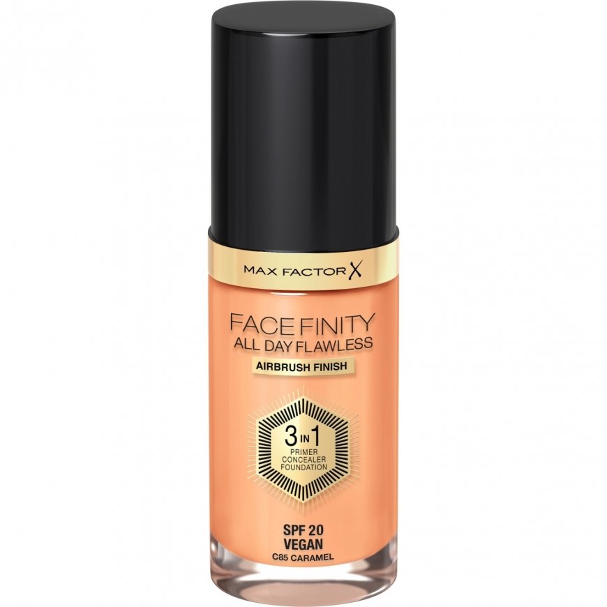 Max Factor Facefinity All Day Flawless 3 in 1 30 ml Pumppudel Seerum 85 Caramel