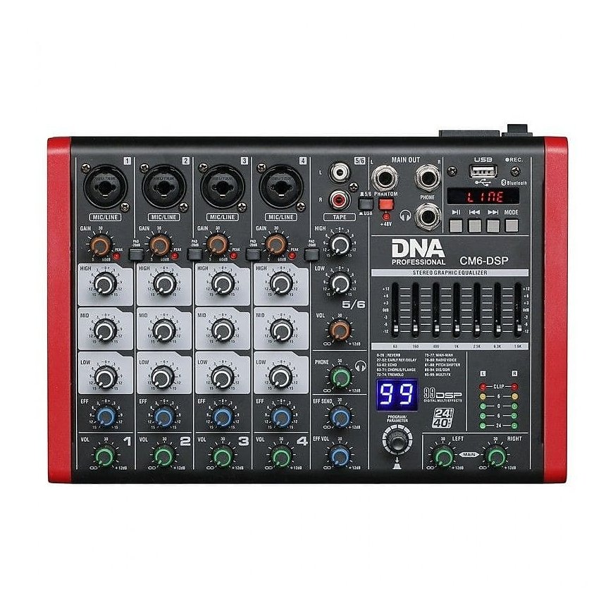 DNA CM8-DSP helimikser USB MP3 Bluetooth Phantom – 2