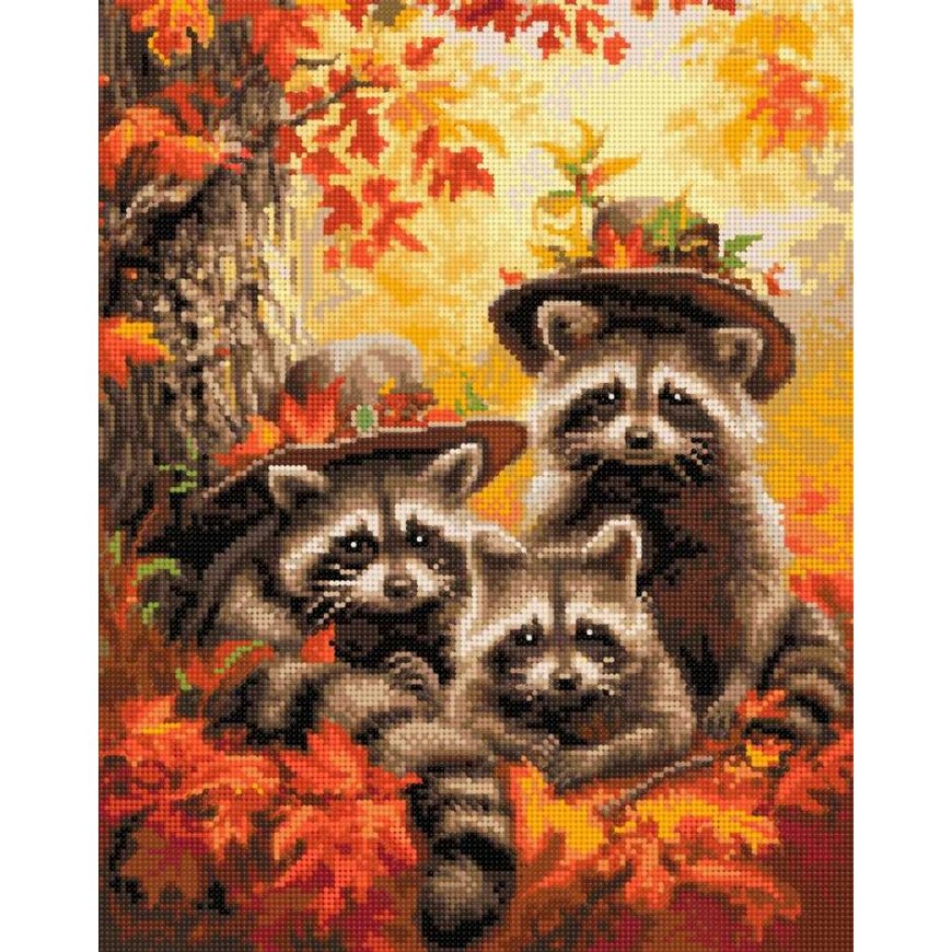 Beldizart Deimantine maal koos raamiga "Meškėnų trio" 40x50 cm DP426 – 2