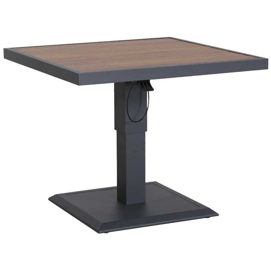 Stalas PARKER 90x90xH52-75cm, hall