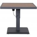 Table PARKER 90x90xH52-75cm, gray Table PARKER 90x90xH52-75cm, gray