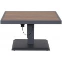 Stalas PARKER 90x90xH52-75cm, pilkas Stalas PARKER 90x90xH52-75cm, pilkas