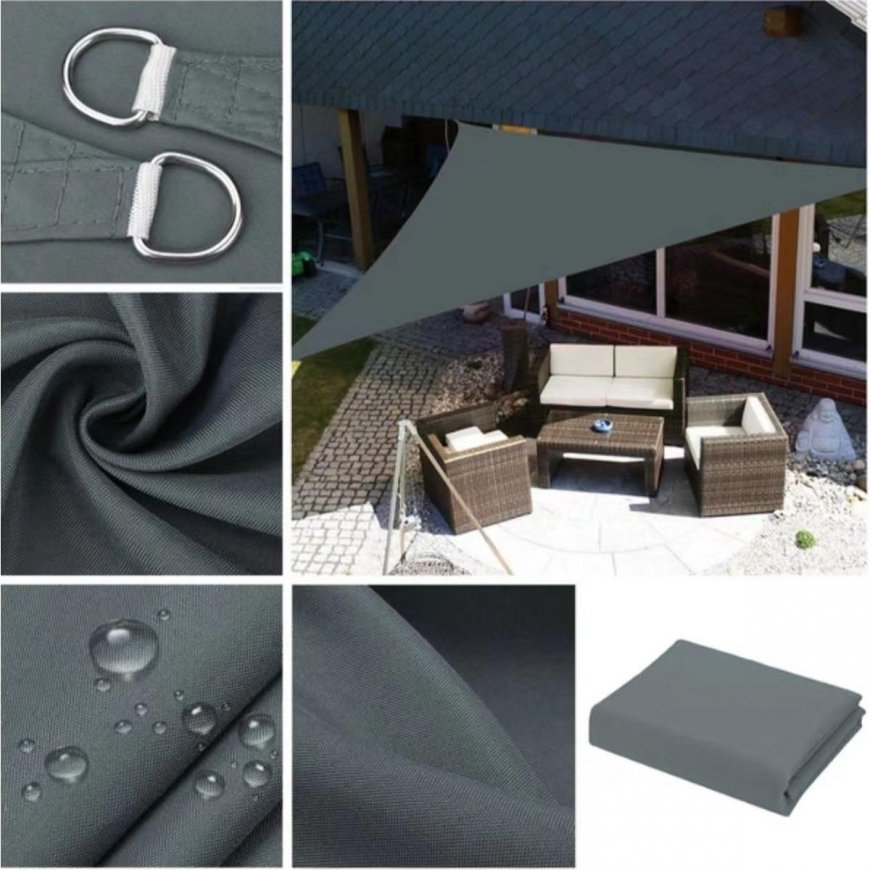 Saska Garden Soda shelf triangle 3x3x4m gray – 4