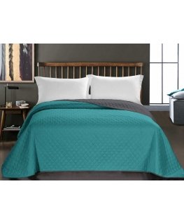 Tablecloth AXEL color graphite simple type material - microfiber textile 240x260 DecoKing