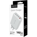 Kruger & Matz 140 W GaN seinaküünal kiire laadimise ja toite pakkumisega Kruger & Matz 140 W GaN seinaküünal kiire laadimise ja toite pakkumisega