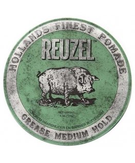 Reuzel Grease Medum Hol Žalias Pomade - Juuksepomade - 95 ml
