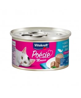 VITAKRAFT POESIE putėsiai su lašiša - šlapias kačių maistas - 85 g
