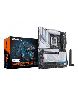 GIGABYTE B860 GAMING X WIFI6E pagrindinė plokštė Intel B860 LGA 1851 (Socket V1) ATX