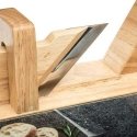 Secret De Gourmet Puitlõikelaud koos lõikelaudadega, multifunktsionaalne köögitarvik klaasist taldrikuga toitude serveerimiseks Secret De Gourmet Puitlõikelaud koos lõikelaudadega, multifunktsionaalne köögitarvik klaasist taldrikuga toitude serveerimiseks