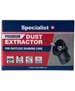 Drill SPECIALIST+ dust extraction attachment for crowns
