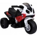 Lean Cars Elektriline trirattaline mootorratas lastele BMW S1000RR, must, valge, punane Lean Cars Elektriline trirattaline mootorratas lastele BMW S1000RR, must, valge, punane