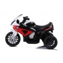 Lean Cars Elektriline trirattaline mootorratas lastele BMW S1000RR, must, valge, punane Lean Cars Elektriline trirattaline mootorratas lastele BMW S1000RR, must, valge, punane