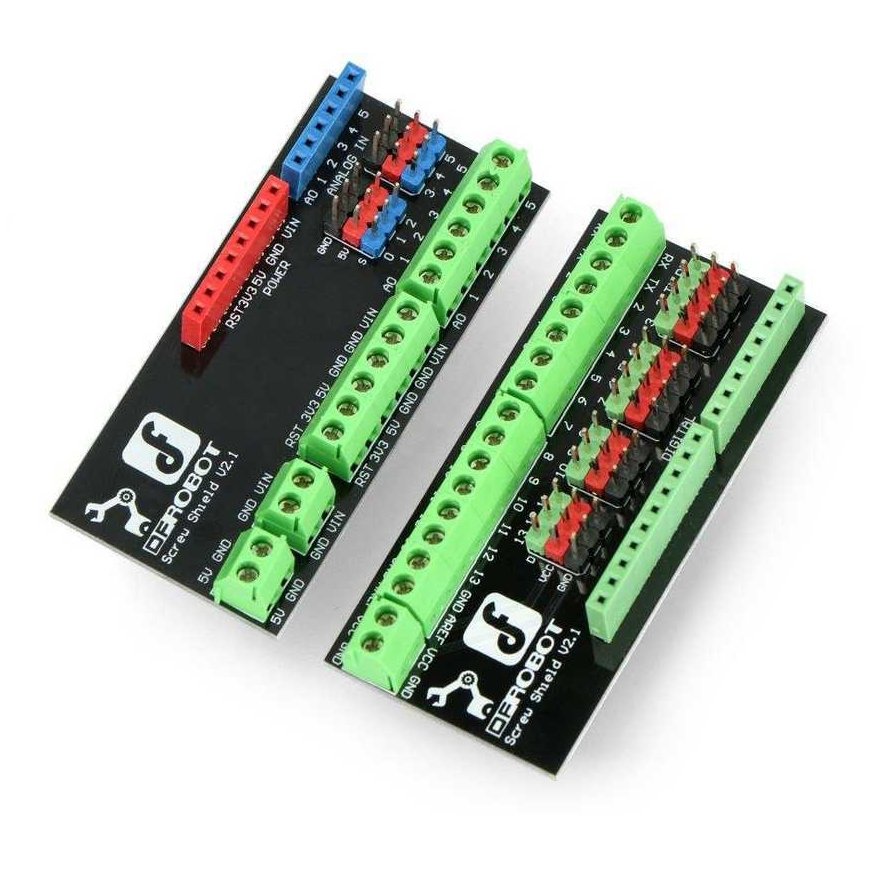 Gravity - Screw Shield V2 - piederums ar skrūvju savienojumiem, kas paredzēts Arduino - DFRobot DFR0171