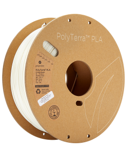 Polymaker PolyTerra PLA - 1kg - 1.75mm - Cotton Baltas