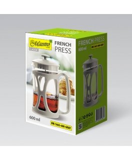 Frances prese MAESTRO MR-1663 (MR-1663-600-GRAY) 600 ml pelēka