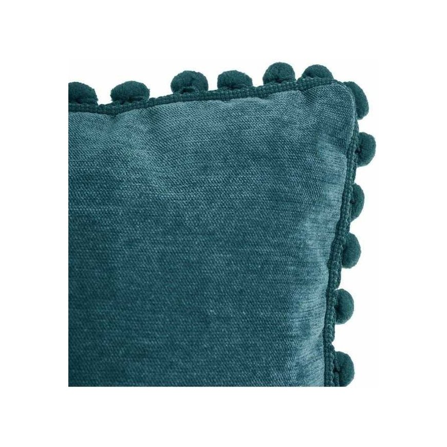Atmosphera POMPONS decorative cushion, 40 x 40 cm, marine colors – 3