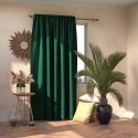 AmeliaHome KARDIN/AH/BLACKOUT/PLEAT/D. roheline/140X245/1TK