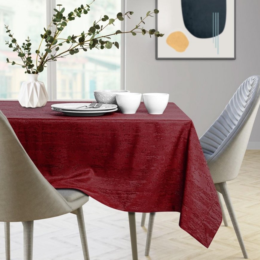AmeliaHome TCLOTH/AH/VESTA/BRD/CLARET/110X110 – 5