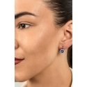 Brilio Silver Unique silver earrings with blue zirconia EA431WB