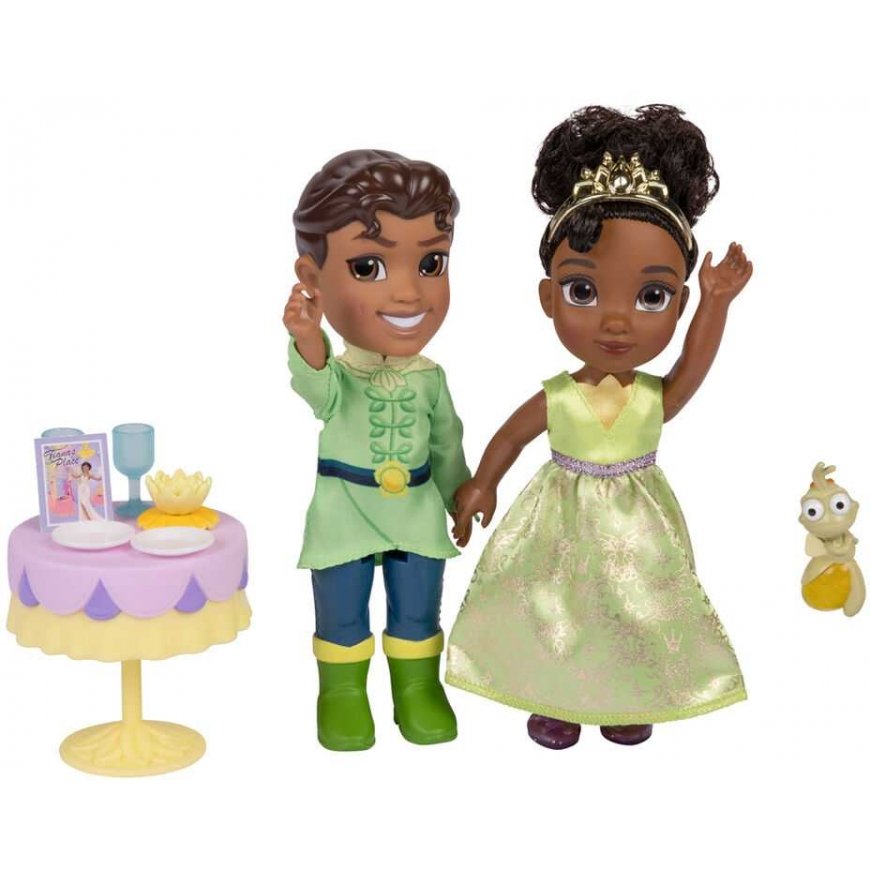 Jakks Pacific Disney Princese un varde Tiana + Naveen lelle 15cm – 2