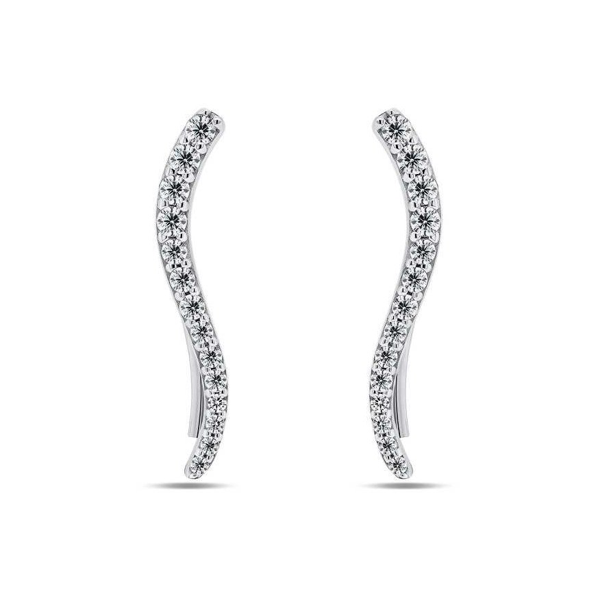 Серебряные серьги Brilio Silver Akinantys из EA289W – 2