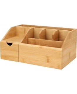 Elegance Cosmetics organizer bamboo 24x15x11 cm