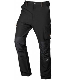 Neo Darbo housut Mix&Match, mustat oransseilla elementeillä, koko M