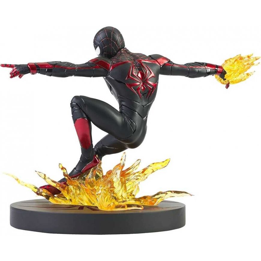 Diamond Select Marvel Gallery Comic Spiderman PS5 Miles Morales figūra 18cm – 2