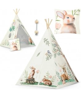 Nukido tipi tent for kids - sand color