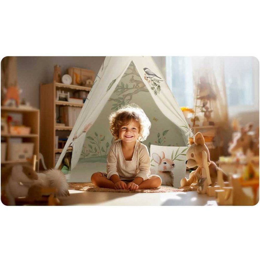 Nukido tipi tent for kids - sand color – 5