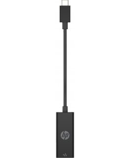 HP USB-C to RJ45 Adapter G2 Проводная USB Type-C Черный