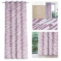 Night curtain AmeliaHome FUN, 140x250 cm, rings, color: white, pink Night curtain AmeliaHome FUN, 140x250 cm, rings, color: white, pink