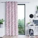 Night curtain AmeliaHome FUN, 140x250 cm, rings, color: white, pink Night curtain AmeliaHome FUN, 140x250 cm, rings, color: white, pink