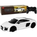 Rastar radiovadāms automobilis Audi R8 1:24, balts Rastar radiovadāms automobilis Audi R8 1:24, balts